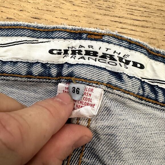 Marithe Francois Girbaud Vtg USA 90s Stone Washed Denim Jeans Mens 36 - Picture 5 of 10